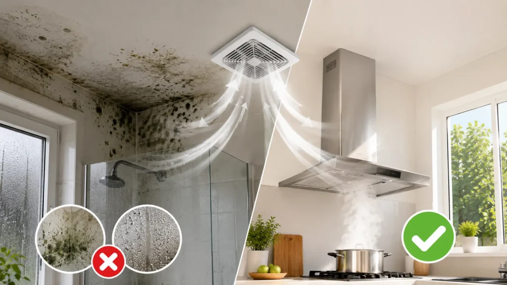 Why Ventilation Matters Moisture, Mould and Air Quality-Exhaust Fan Installation Adelaide hybrid electrical